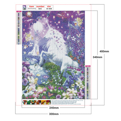 Horse - Full Round Drill Diamond Painting 40*30CM