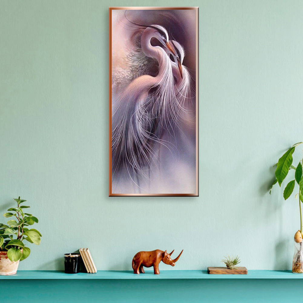 Heron Crown - Full Round Drill Diamond Painting 40*80CM