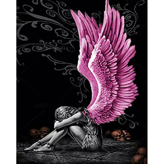 Angel Wings - Full Round Drill Diamond Painting 30*40CM