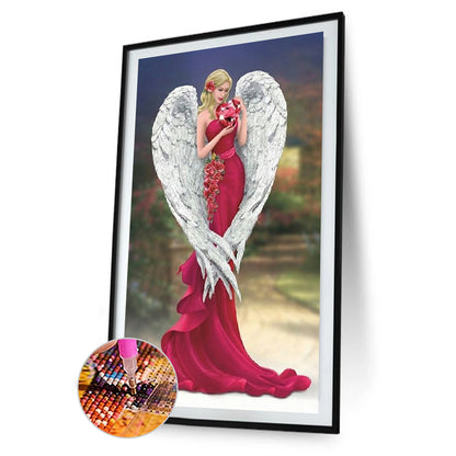 Angel - Full Round Drill Diamond Painting 30*60CM