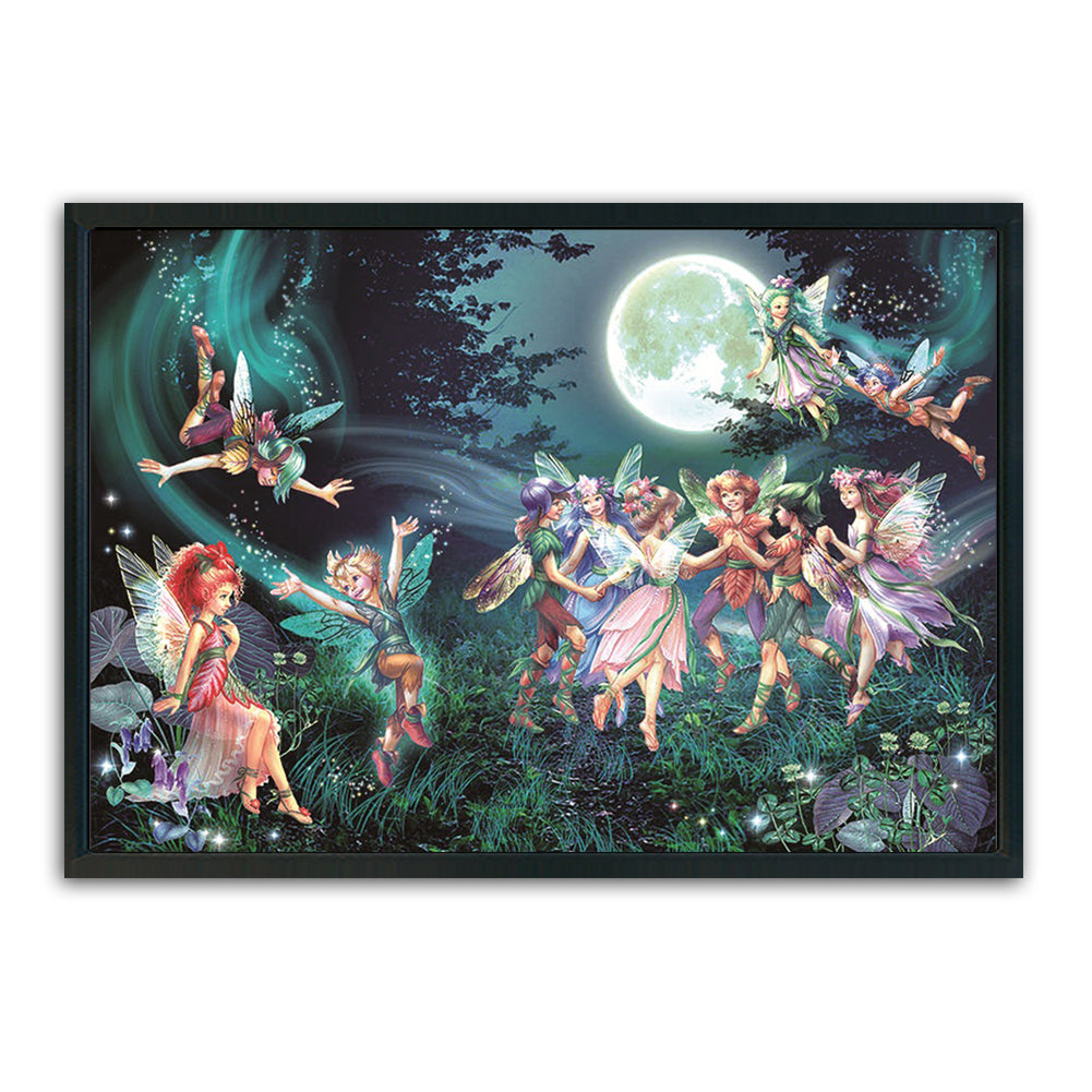 Fairy - 11CT Stamped Cross Stitch 80*58CM