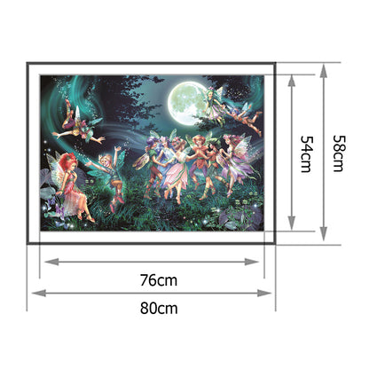 Fairy - 11CT Stamped Cross Stitch 80*58CM