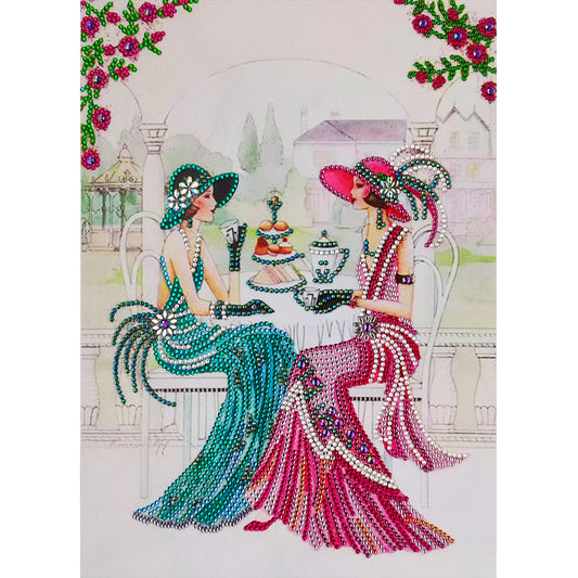 Lady - Special Shaped Drill Diamond Paintng 30*40CM