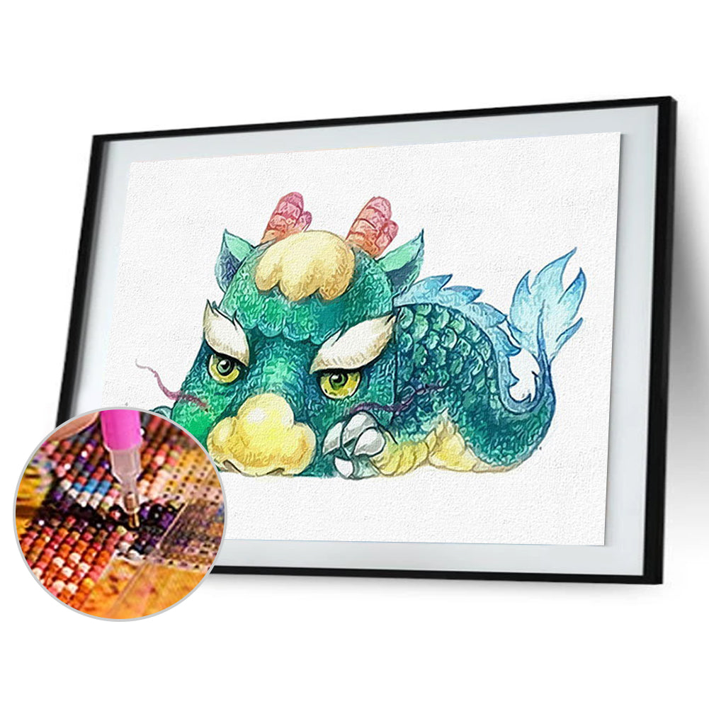 Dragon - Full Square Drill Diamond Painting 50*40CM