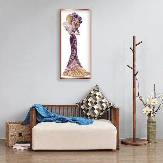 Dress Lady - Special Shaped Drill Diamond Paintng 30*60CM