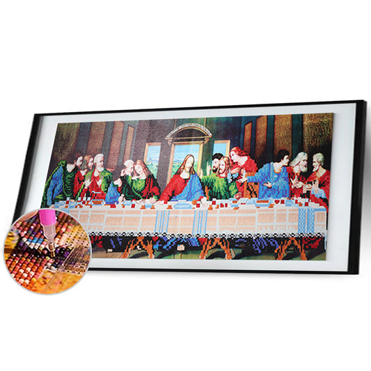 Last Supper - Special Shaped Drill Diamond Paintng 40*80CM