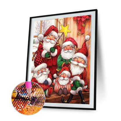 Santa Claus - Full Round Drill Diamond Painting 30*40CM