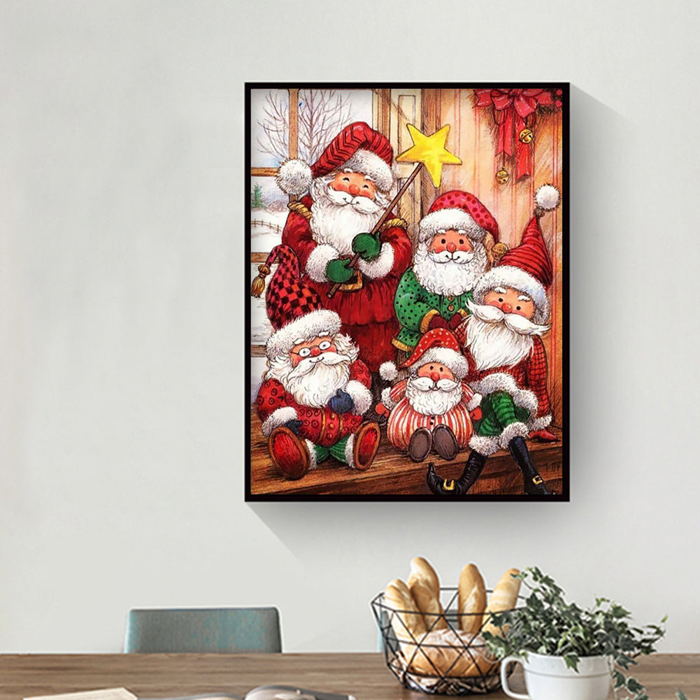 Santa Claus - Full Round Drill Diamond Painting 30*40CM