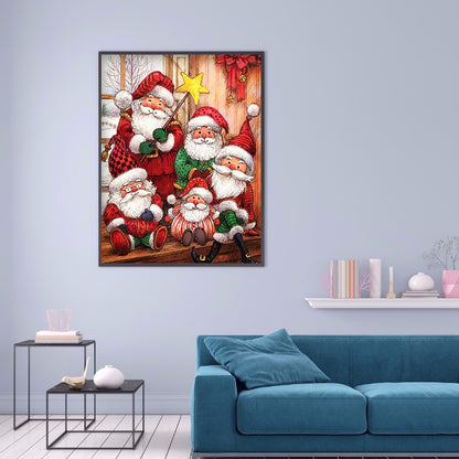 Santa Claus - Full Round Drill Diamond Painting 30*40CM