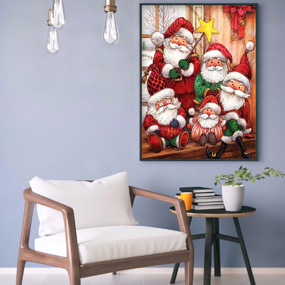 Santa Claus - Full Round Drill Diamond Painting 30*40CM