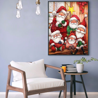 Santa Claus - Full Round Drill Diamond Painting 30*40CM