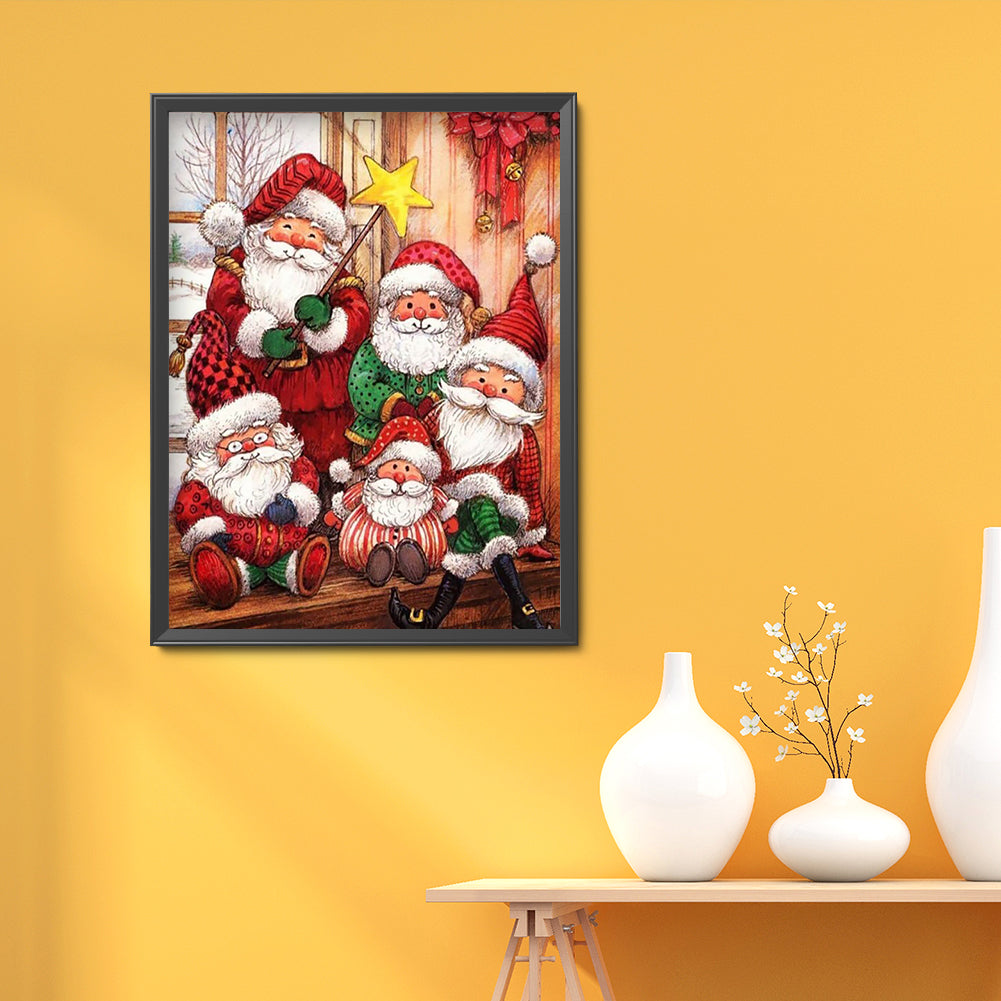 Santa Claus - Full Round Drill Diamond Painting 30*40CM