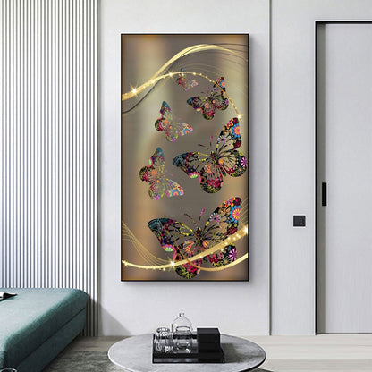 Butterfly - Full Round Drill Diamond Painting 30*60CM