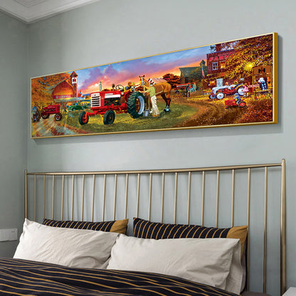 Farm Tractor - Full Round Drill Diamond Painting 90*30CM