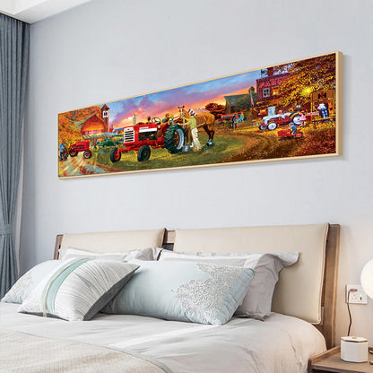 Farm Tractor - Full Round Drill Diamond Painting 90*30CM