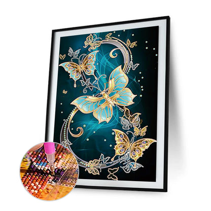 Butterfly - Special Shaped Drill Diamond Paintng 30*40CM