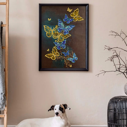 Butterfly - Special Shaped Drill Diamond Painting 30*40CM