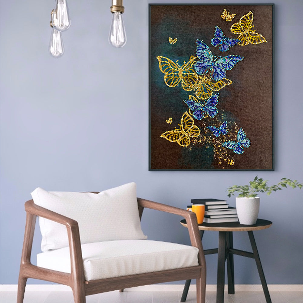 Butterfly - Special Shaped Drill Diamond Painting 30*40CM