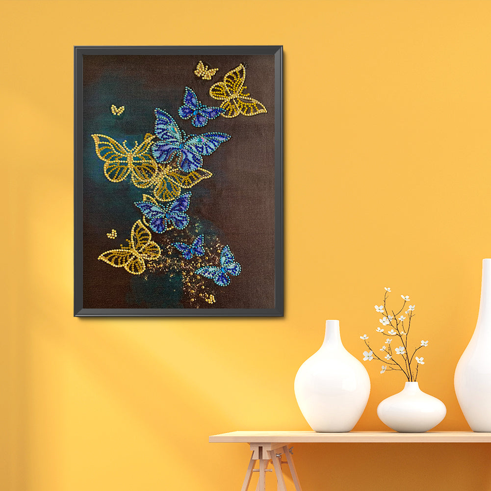 Butterfly - Special Shaped Drill Diamond Painting 30*40CM