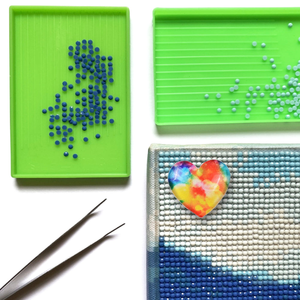 Magnetic Heart Shape Plastic Painting Locator Diamond Painting Tools (2)
