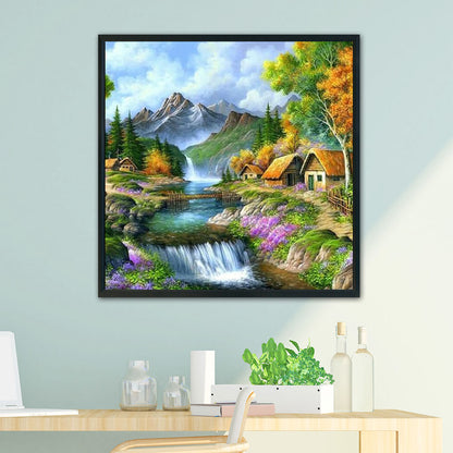 View Countryside - 11CT Stamped Cross Stitch 50*50CM