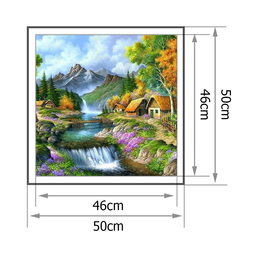 View Countryside - 11CT Stamped Cross Stitch 50*50CM