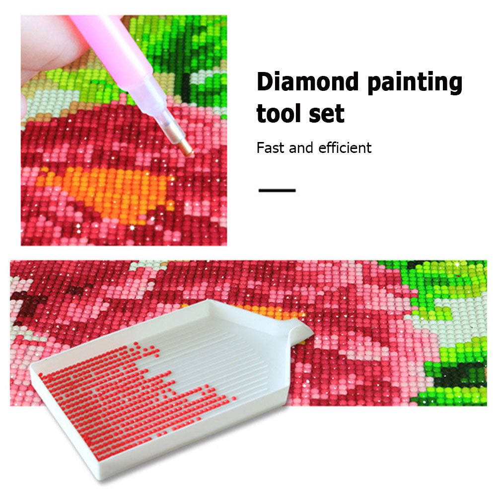 20pcs Diamond Painting Tools Set Drill Pen Glue DIY Rhinestone Picture Kit