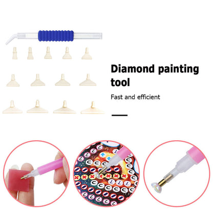 5D DIY Diamond Painting Multi Head Point Drill Pen Rhinestones Craft Tools