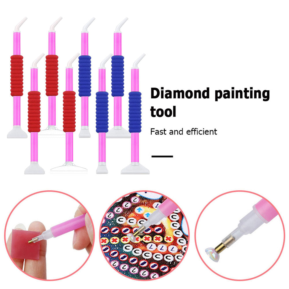 5D DIY Diamond Painting Multi Head Point Drill Pen Rhinestones Craft Tools