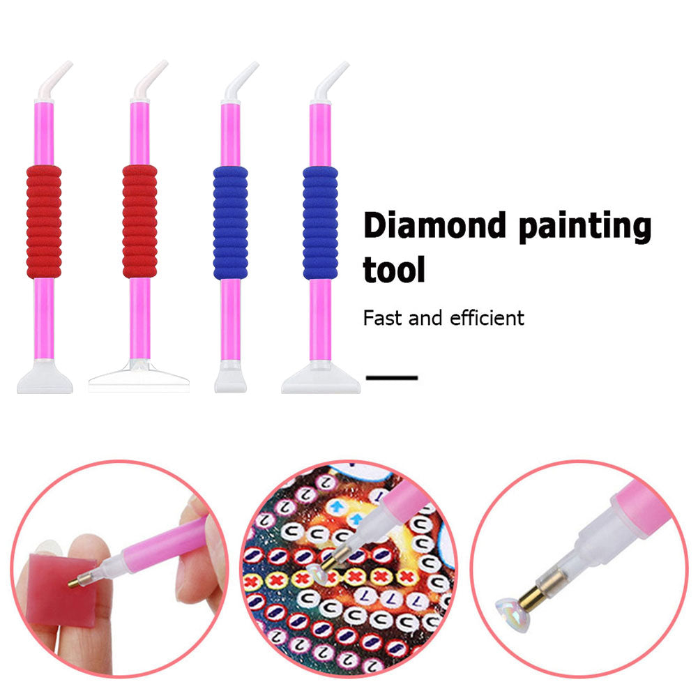 5D DIY Diamond Painting Multi Head Point Drill Pen Rhinestones Craft Tools