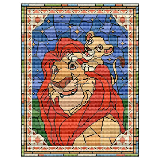Anime - 11CT Stamped Cross Stitch 30*40CM