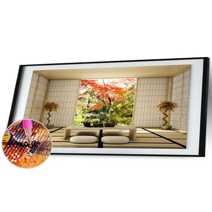 Landscape - Full Round Drill Diamond Painting 85*45CM