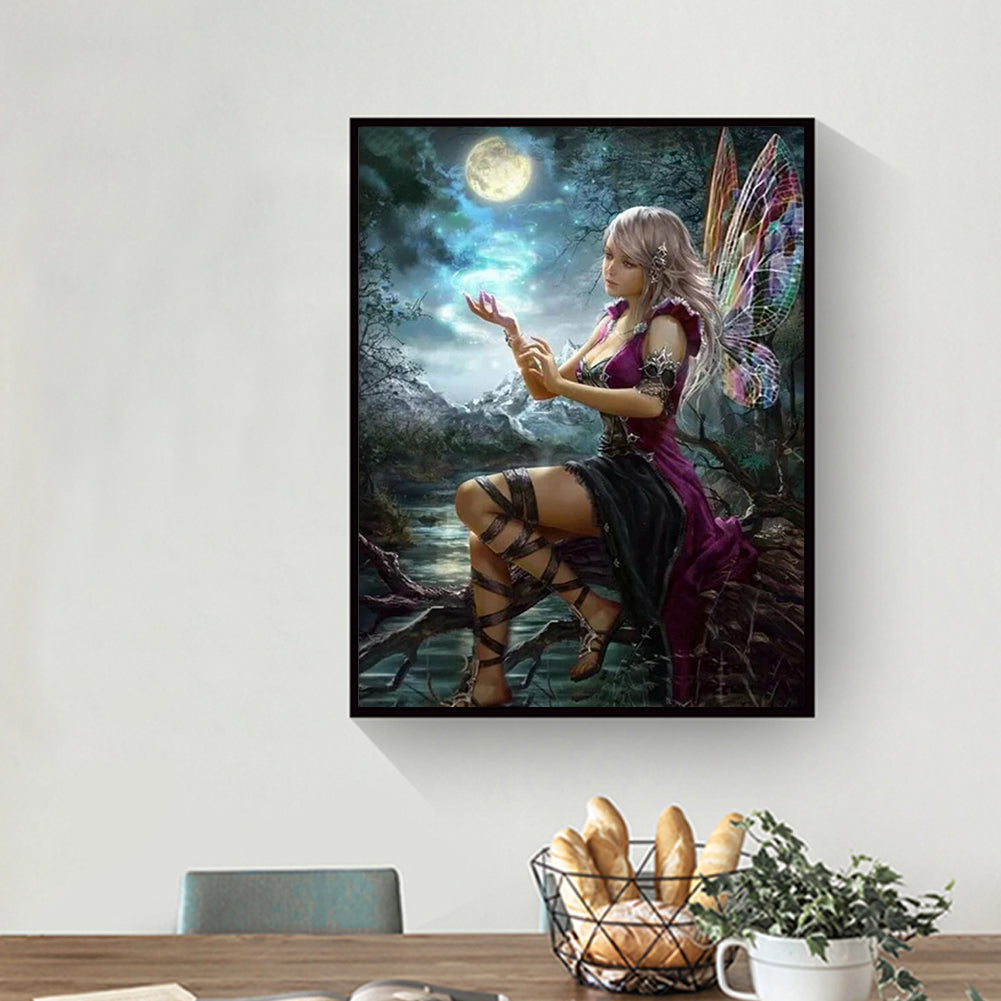 Fairy Under - Full Round Drill Diamond Painting 30*40CM