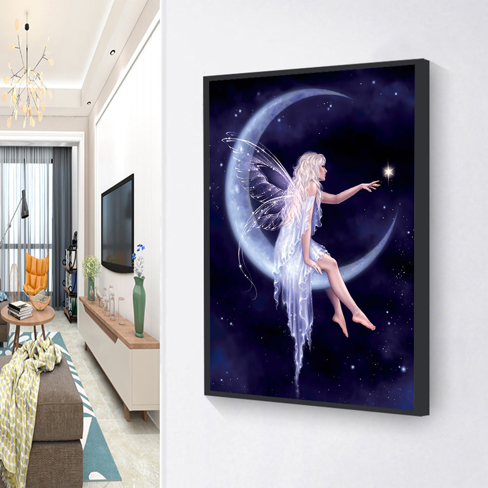 Sprite Angel - Full Round Drill Diamond Painting 30*40CM