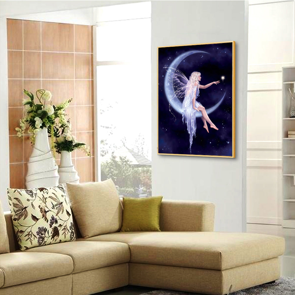 Sprite Angel - Full Round Drill Diamond Painting 30*40CM