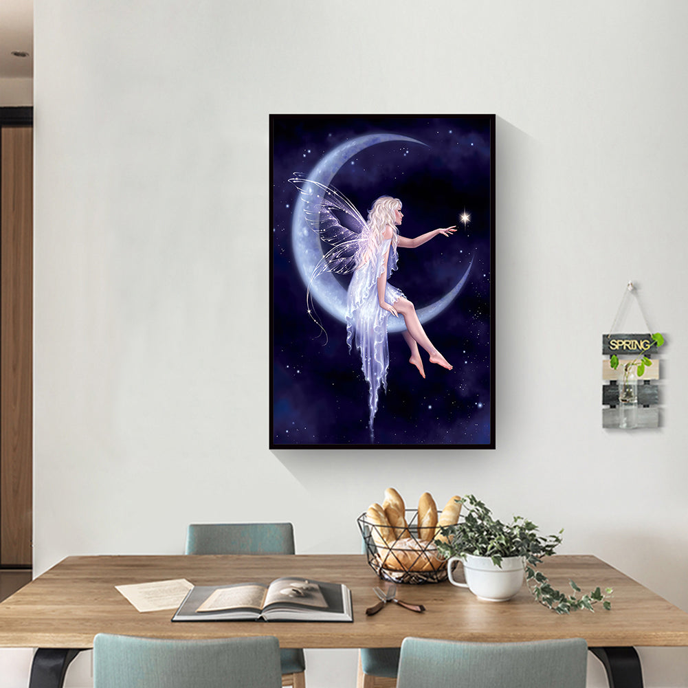 Sprite Angel - Full Round Drill Diamond Painting 30*40CM