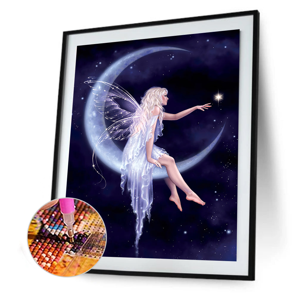Sprite Angel - Full Round Drill Diamond Painting 30*40CM