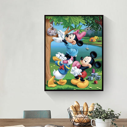 Mouse Cartoon - Full Round Drill Diamond Painting 30*40CM