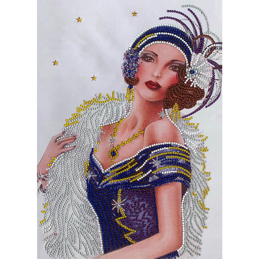 Lady - Special Shaped Drill Diamond Paintng 30*40CM