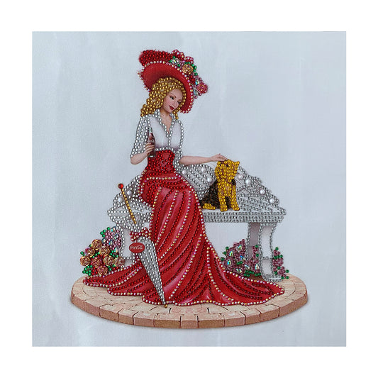 Dress Lady - Special Shaped Drill Diamond Paintng 35*35CM