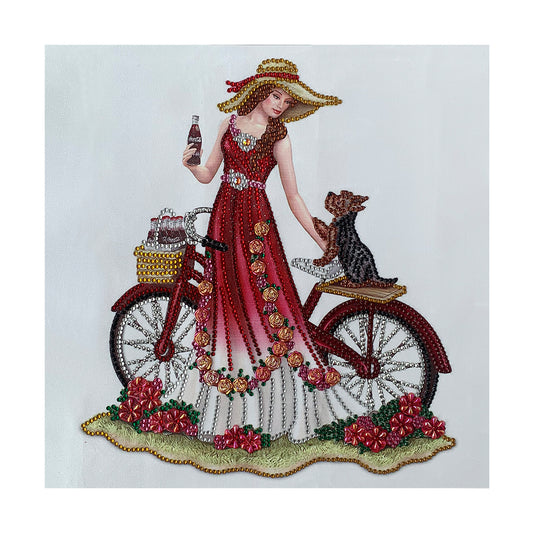 Dress Lady - Special Shaped Drill Diamond Paintng 35*35CM