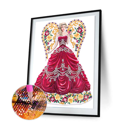 Dress Beauty - Special Shaped Drill Diamond Paintng 30*40CM