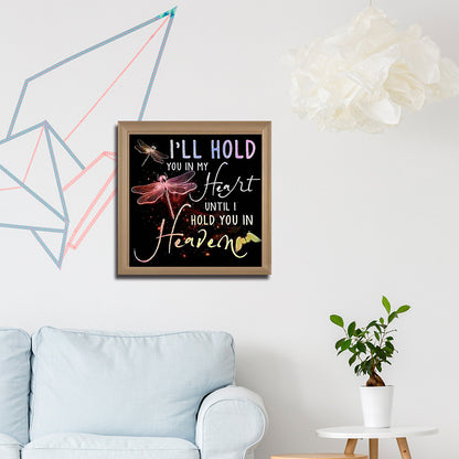 Dragonfly Angel - Full Round Drill Diamond Painting 30*30CM