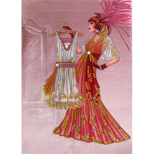 Lady - Special Shaped Drill Diamond Paintng 30*40CM