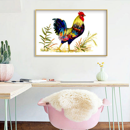 Chicken Animal - Full Round Drill Diamond Painting 40*30CM