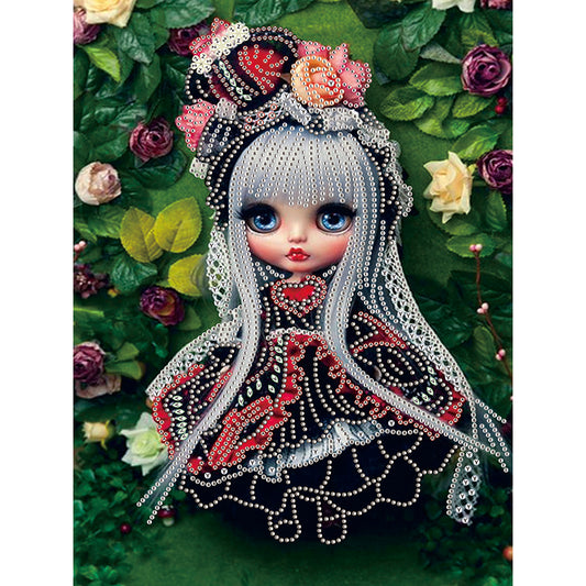 Cartoon Doll - Special Shaped Drill Diamond Paintng 30*40CM