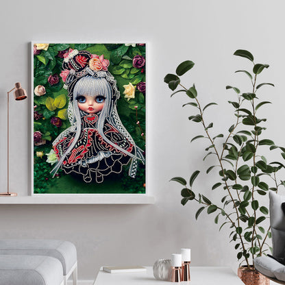 Cartoon Doll - Special Shaped Drill Diamond Paintng 30*40CM