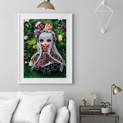 Cartoon Doll - Special Shaped Drill Diamond Paintng 30*40CM