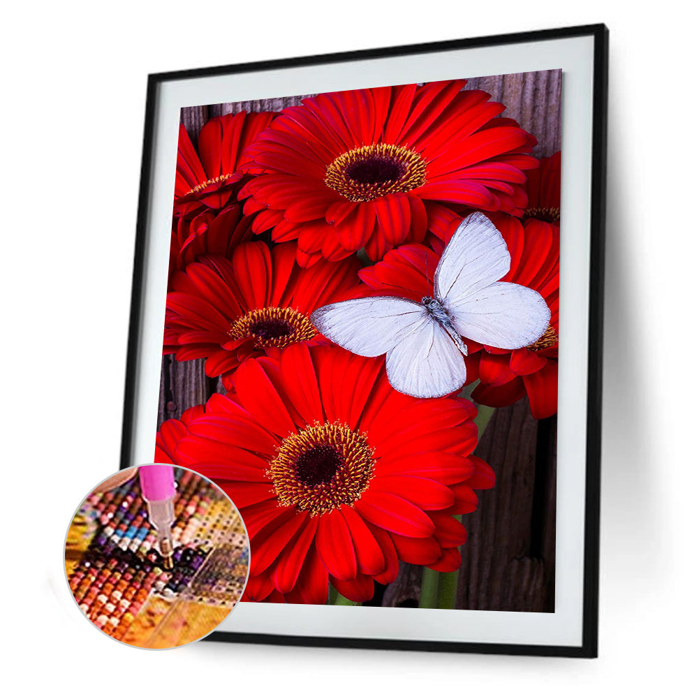 Mum Butterfly - Full Round Drill Diamond Painting 40*50CM