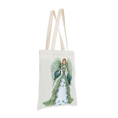 DIY Diamond Painting Handbag Reusable Shopping Tote (BB001 Lady Angel)